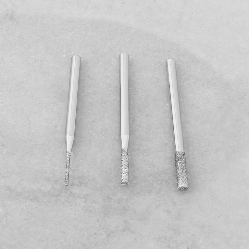 Briny River 30pcs 120 Grit 1/8" Diamond Drill Bits Kit