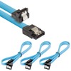 POPPSTAR 3x SATA Cable SSD/HDD 0.5 m SSD Data Cable