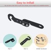 Teurroie Adjustable Easy Door Latches Booster Vent Extender for UTV