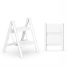 GameGem 2 Step Ladder Portable Folding Step Stool with Anti-Slip