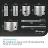 BINOTA 9PCS Concrete Hole Saw Kit, Rotary Hammer Core Bit