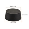 sourcing map Pack of 5 Tapered Rubber Caps 48 mm