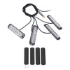 4pcs Side Marker Light Aluminum 12V to 24V 18 Lighting