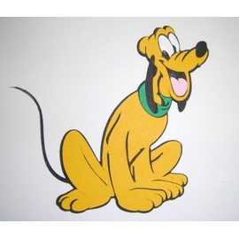 Mickey Pluto Die Cut Paper Piecing Scrapbook Embellishment