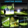 AMAKER LED Headlamp Rechargeable, 9000mAh Long Battery Head Lamp with