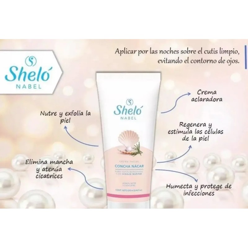 Tratamiento Para Manchas Cara Y Cuello - Concha Nacar, Sheló