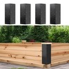 Set of 4 Metal Raised Garden Bed Corner Brackets -