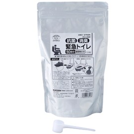 Asahi Electric Kasei ABO-2750N Antibacterial Deodorizing Emergency Toilet, 50 Doses, Coagulant Only, Made in Japan, White, 6.3 x 2.6 x Height 10.2 inches (16 x 6.5 x 26 cm)