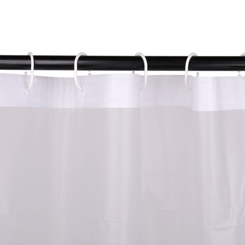 WedDecor Shower Curtains Mould Proof Resistant, Waterproof PEVA Shower Curtain