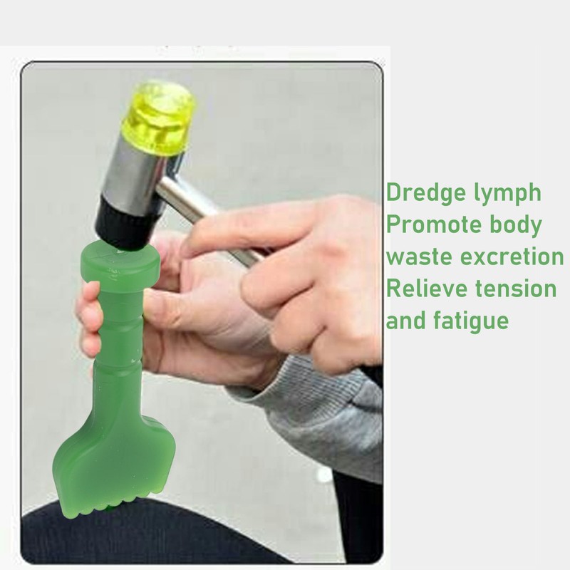 Manual Hammer Chisel Massager Dredging Meridians Improve Circulation Body Massage