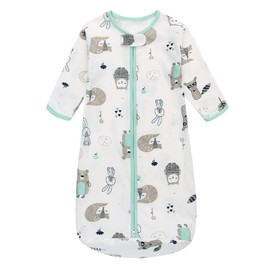 Miracle Baby Sleep Sack Long Sleeve 0-6 Months 100% Cotton Baby Wearable Blanket Long Sleeve Sleeping Sack for Infant Toddler Kids