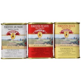 Chiquilin Mild, Smoked and Hot Spanish Paprika Set (Pack of 12)