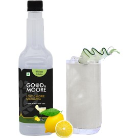 GOOD&MOORE Low Calorie Margarita Syrup | For Cocktail, Mocktail, Sodas, Ice-teas and more | Upto 98% Less Calories | Concentrated Syrup | Ready to mix | Premium Syrup | 25.36 fl.oz/ 750ml