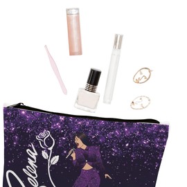 gfuhlre gfuhlre Singer Fans Makeup Bag Travel Toiletry Bag Music Lover Gift Song Lyrics Gift Singer Merchandise for Fans, Cool Friendship Gifts for Women Friends BFF Sister Graduation Birthday Christmas