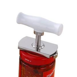 Can Opener, Arthritis Jar Opener, Stainless Steel Adjustable Jar Opener, Lid Remover, Twist Off Screw Can Opener for Family, Picnic, Business