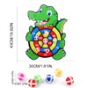 JTKREW Dinosaur Toy for Children 3-9, 76 cm Velcro Dartboard