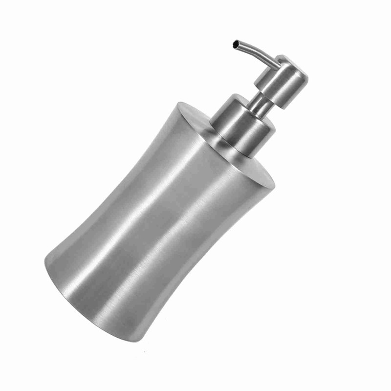 304 Stainless Steel Bathroom Shower Pump Lotion Dispenser Liquid Bottle