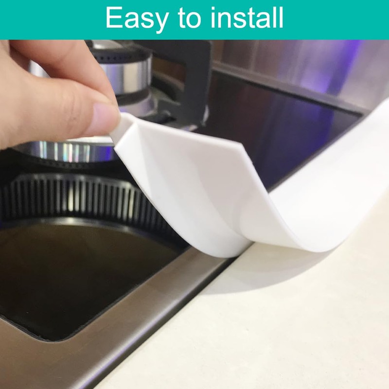 Stove Gap Covers, 2PACK Kitchen Silicone Oven Gap Filler -