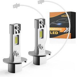 AOUKKL H3 Light Bulbs,Super Bright 6500K Cool White, Direct Replacement for Halogen Bulbs,High Visibility,70000H Lifespan, No Flicker