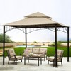 SCOCANOPY Replacement roof for Target Madaga Gazebo Model L-GZ136PST (Light