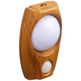 エルパ (ELPA) LEDセンサー付ライト木目温白 LEDライト 間接照明 ナイトライト 100V 0.5W 電球色 屋内用 PM-LW200(L)