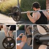 NewBEP 2PCS Olympic Adapter Sleeve 7.8" with Olympic Barbell Clamps
