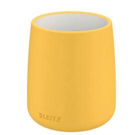 Leitz Cosy Series 53290019 Ceramic Pen Holder Warm Yellow