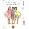 McCall's Patterns M5841 Children's/Girls' Skirts and Appliques, Size CL (6-7-8)