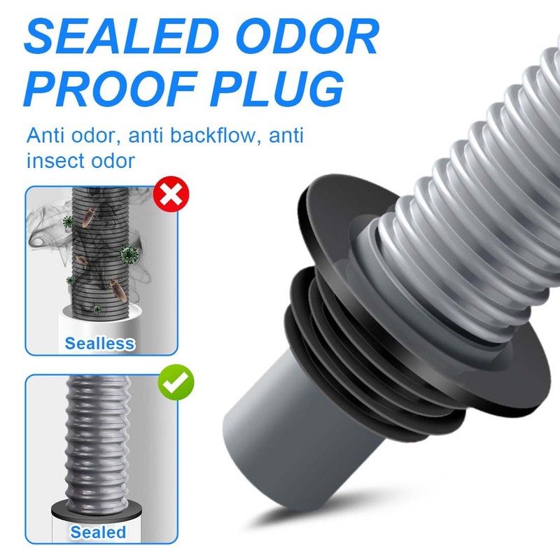 JAWUZ Washing Machine Drain Adapter, Drain Washing Machine Triple Thread