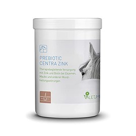 Valetumed PREBIOTIC Centra Zinc, 750 g, supplementary feed for horses to supply zinc and biotin, supports eczema or muzzle, recommended by equine clinics and veterinarians