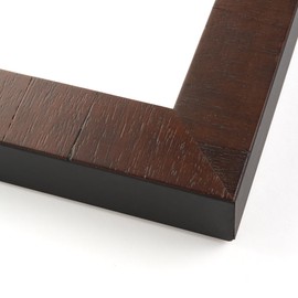 9x12 Shadow Box Brown Walnut Wood Texture Display Frame | 1 Inch Deep | 1.375 Inch Moulding Width | Includes Shatter Resistant Acrylic Plexiglass, Foamboard Backing and Hanging Hardware