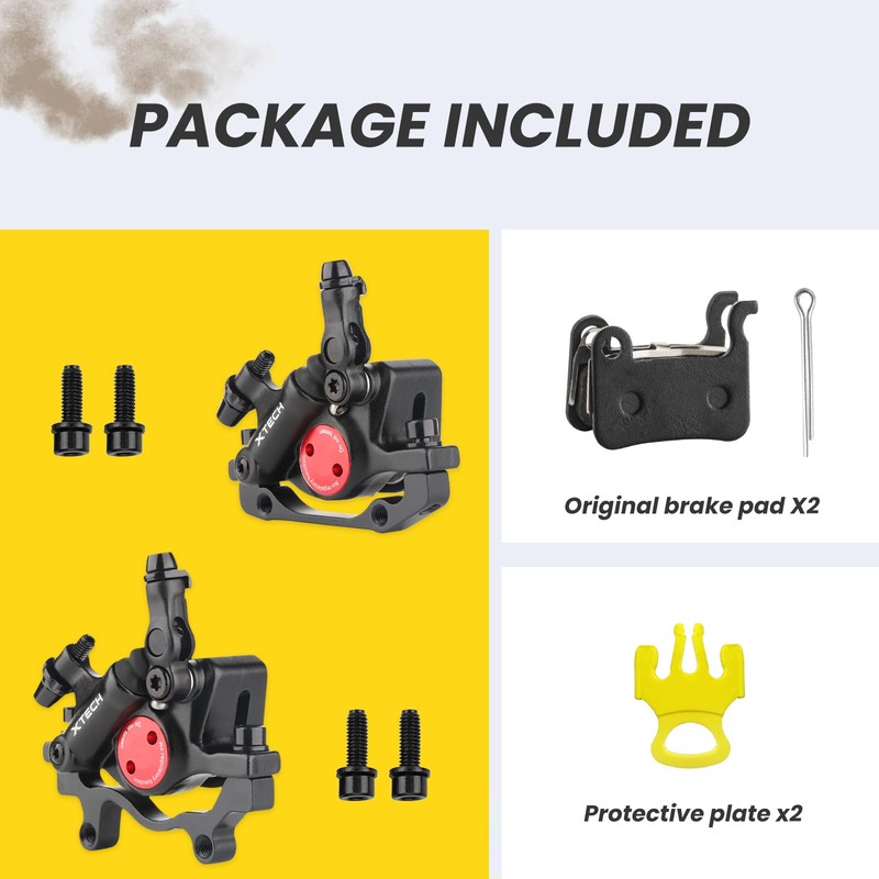 Hydraulic Disc Brake Calipers, HB-100 Line Pulling Bike Disc Brake