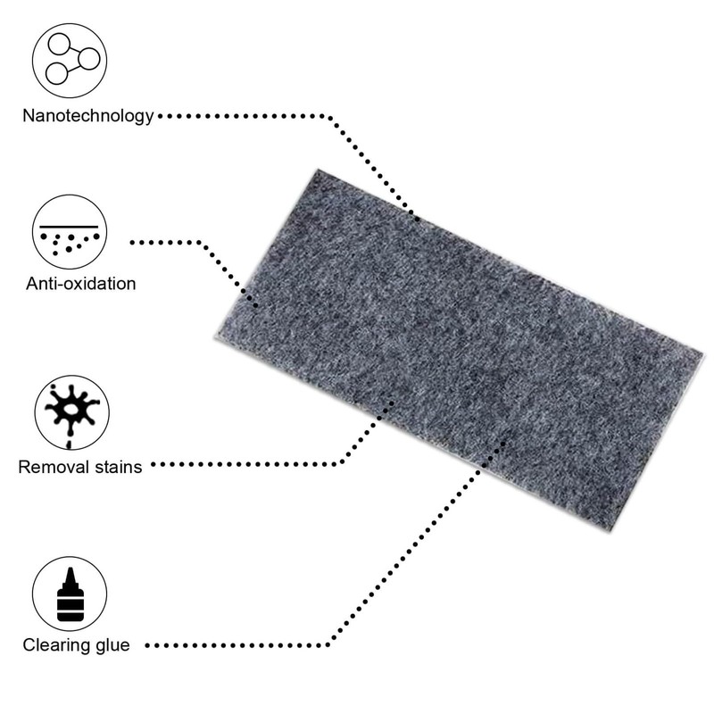 SSKHE 12 Pcs Nano Sparkle Cloth for Car Scratch Nano