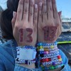 48 Pcs Eras Tour Merch, Glow in Dark/13 Hand/13/Temporary Tattoos,