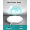 wowatt Battery Operated Ceiling Light Rechargeable Ceiling Lights with Remote