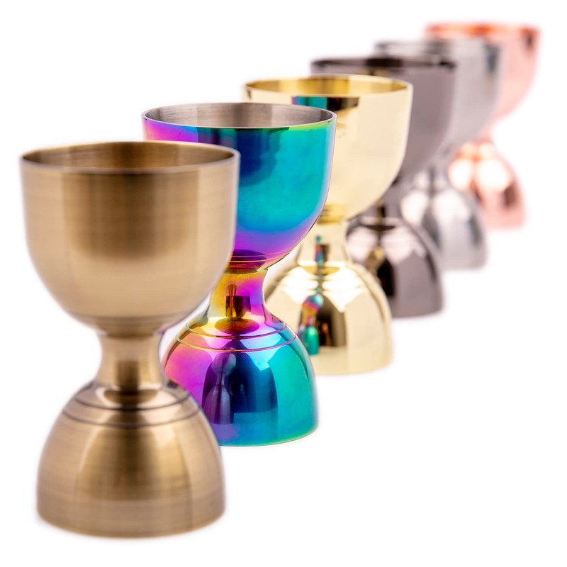 Premium Cocktail Jigger 2oz/1oz, Stainless Steel Bell Jigger for Bartending,Cocktail