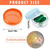Dimeho 6 Pcs Small Pill Box Mini Pill Organizer Box