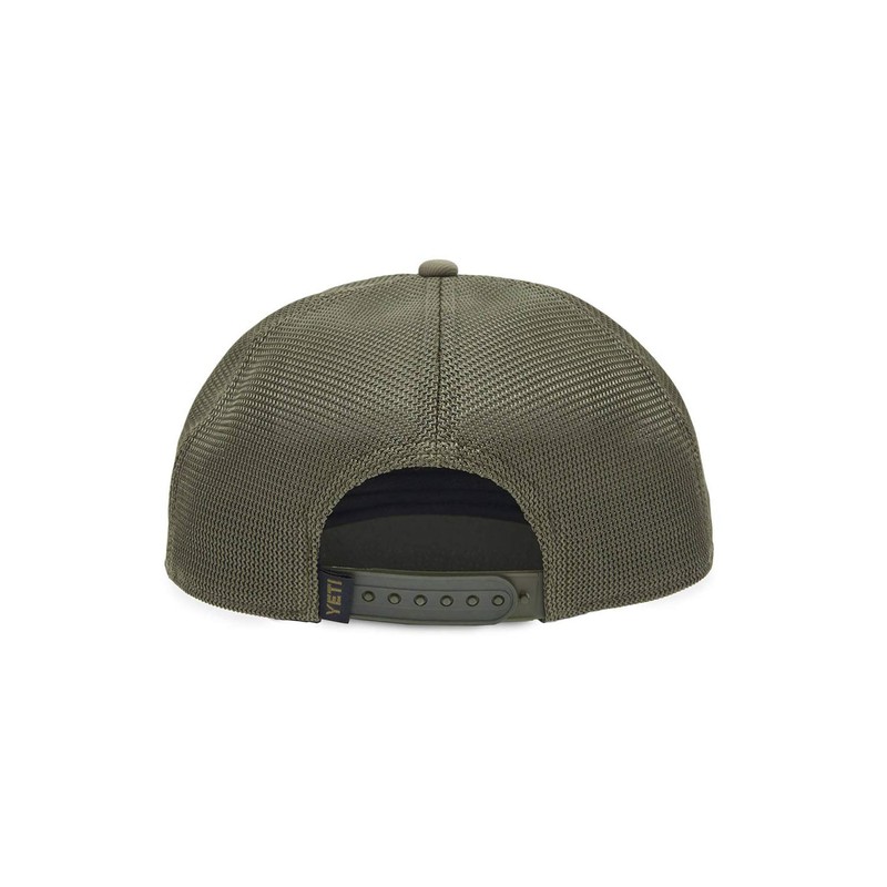 YETI パッチトラッカーハット、オリーブ、ワンサイズ グリーン Free Size