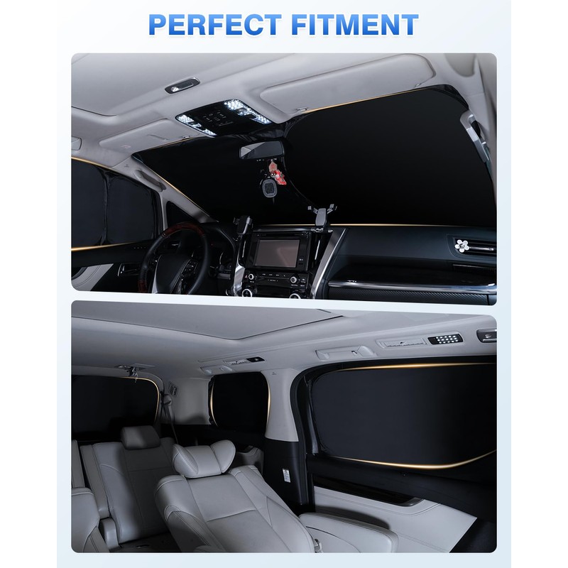 Canvcle Sunshades for Dodge Ram 2500 3500 2010-2025 2026 Accessories