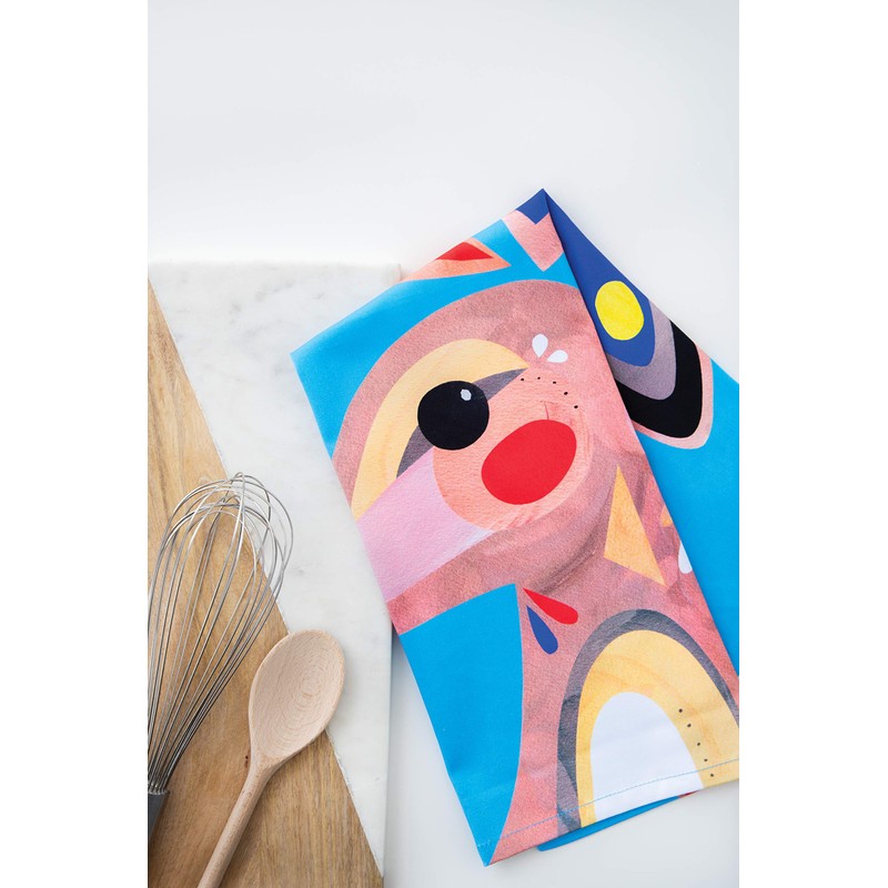 Maxwell & Williams Pete Cromer Tea Towel, Kangaroo Print, 100%