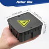 Black Open Splice Junction Box (3 Pack)，Open Splices Repair Open