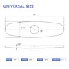 Escutcheon Plate, Brushed Nickel Faucet Hole Cover Stainless Steel deck