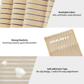 EULANT Elastic Bandage Compression Wrap 90 cm, Elastic Bandage/Elbow Bandage/Elastic Wrist/Knee Compression Bandage/Ankle Support Bandage