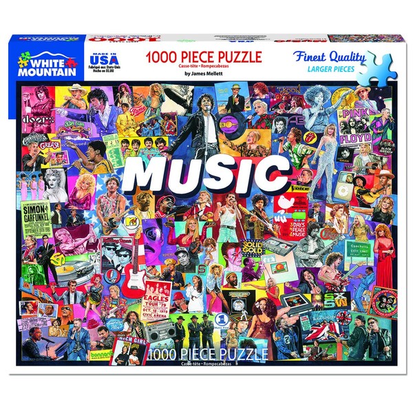 White Mountain Puzzles Music - 1000 Piece Jigsaw Puzzle