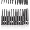 Torx Screwdriver Bit Set 50mm, 1/4 Inch Torx Security Bits