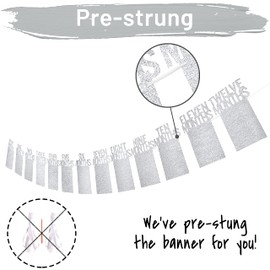 PartyHooman - Cartel de fotos para el primer cumpleaños para bebé de recién nacido a 12 meses, decoraciones para el primer cumpleaños guirnalda de hitos mensuales para niñas, pancarta de fotos para el