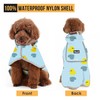 AUTOWT Waterproof Dog Raincoat, Clear Hooded Double Layer Dogs Rain