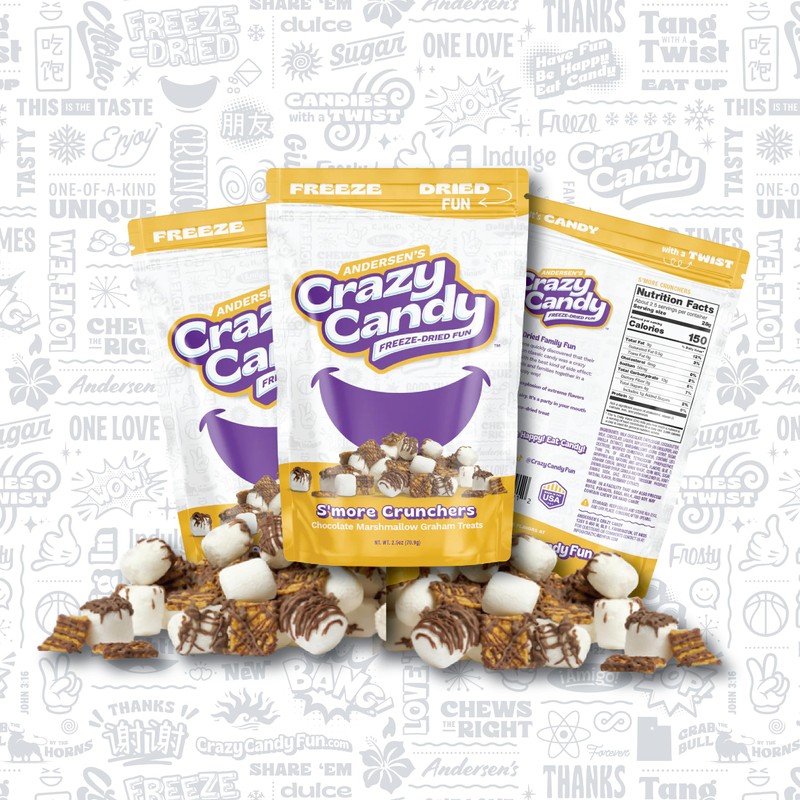 Andersen's Crazy Candy Freeze Dried Candy - Freeze Dried S'more