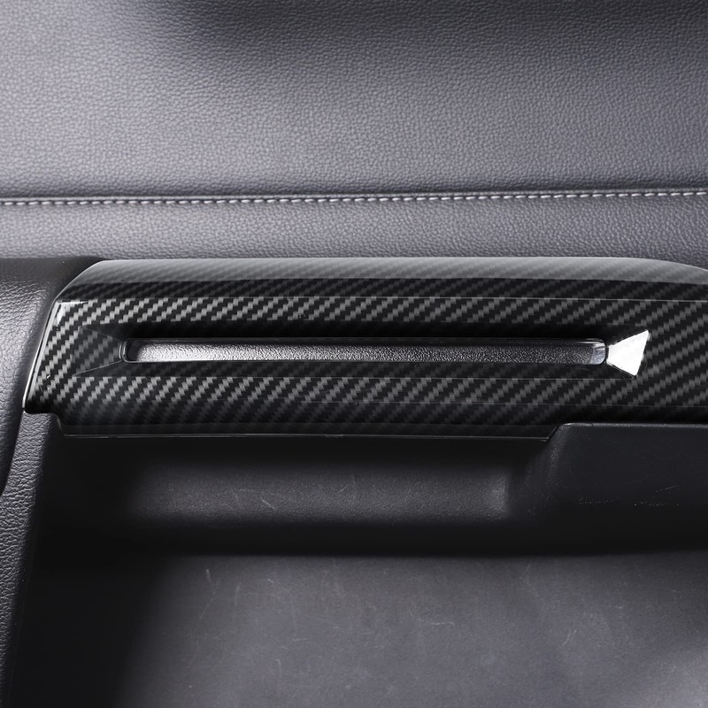 RT-TCZ Carbon Fiber Inner Door Handle Trim Cover Interior Decoration