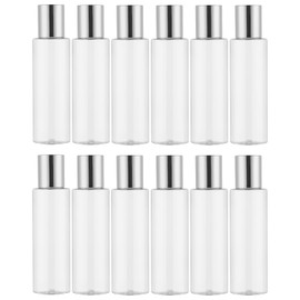 RAMFIYN 6 pack 110ml / 3.7oz Leak Proof Travel Shampoo Bottles Refillable, Screw Top Empty Travel Size Bottles, Shampoo Containers for Traveling